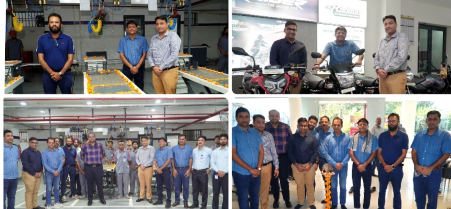 Gitansh TVS opens new showroom in Hoshiarpur.
